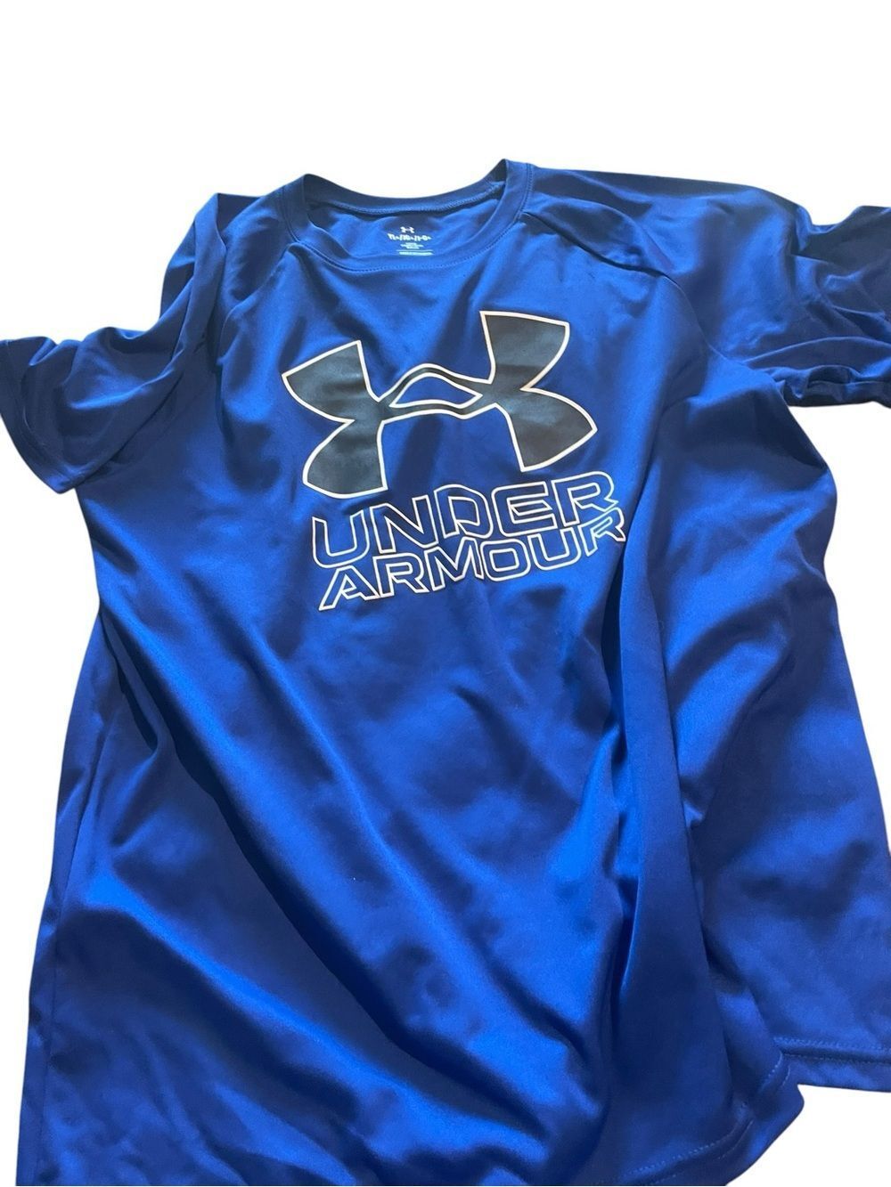 Under Armour Royal Blue Logo Athletic Tee